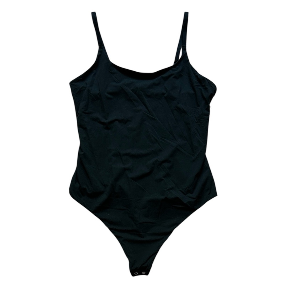 Auden Black Thong Bodysuit